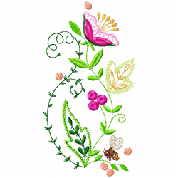 Flowers Embroidery Design 5